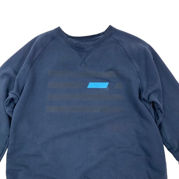 Stanley Stella Mens Sweater XL Blue Organic Cotton Pullover Eco Casual - Picture 2 of 6